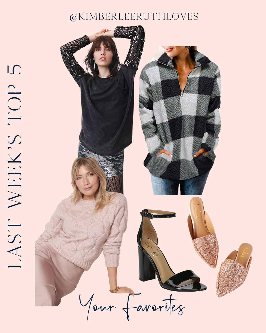 Kimberlee Ruth Loves blog site top 5 items from last week